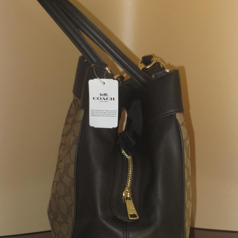 Coach Lexy F27579 Signature Jacquard shoulder bag - Picture 5 of 8